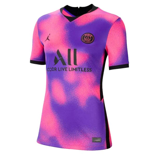 Trikot Paris Saint Germain 4ª Damen 2020-21 Lila Fussballtrikots Günstig